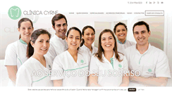 Desktop Screenshot of clinicacyrne.com